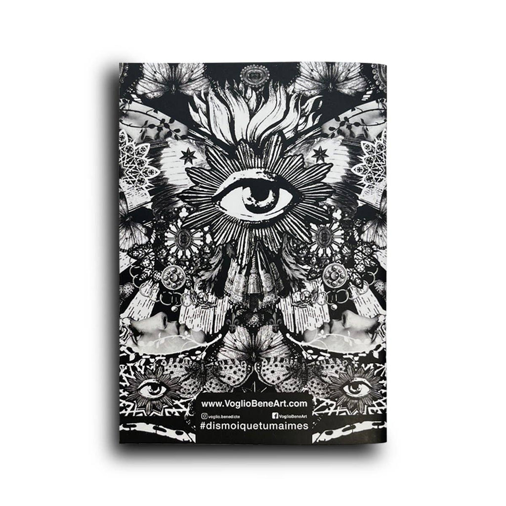 CAHIER A5 PAPILLON NOIR