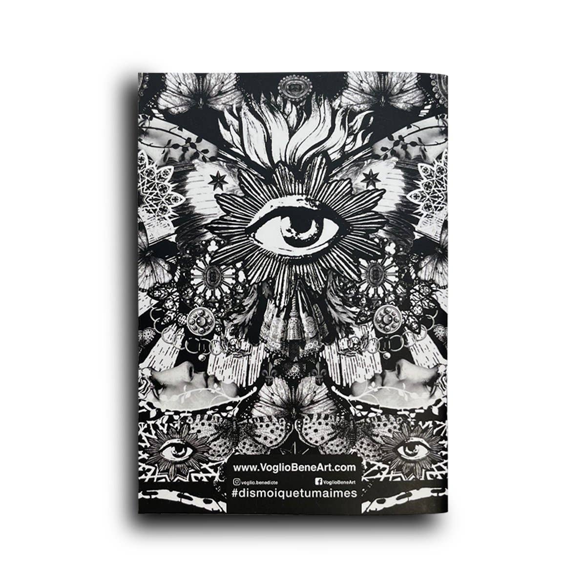 CAHIER A5 PAPILLON NOIR