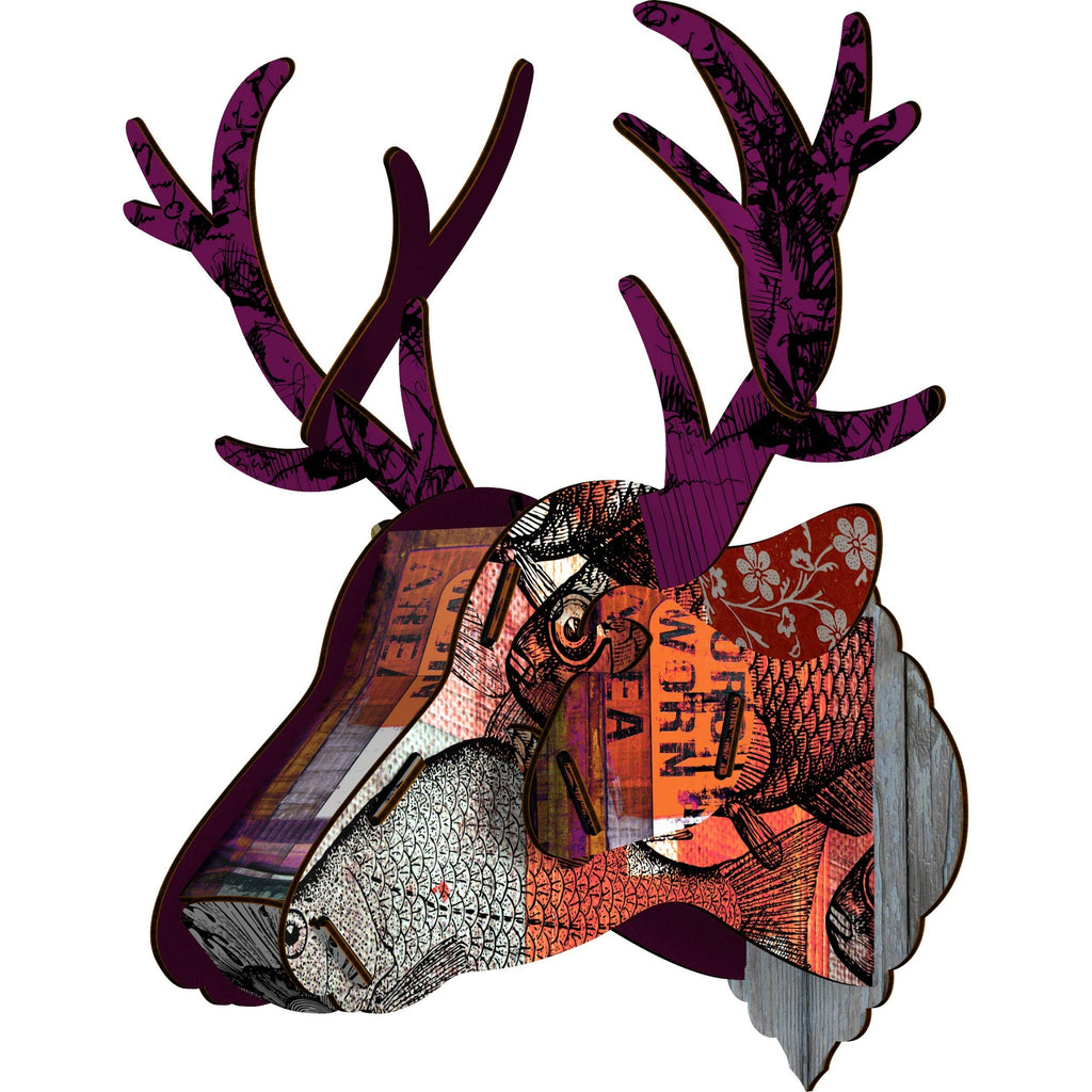 Miho - Cerf écologique de taille moyenne - Branche violette