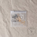Marqueurs d'ampoules dans un sac Zip