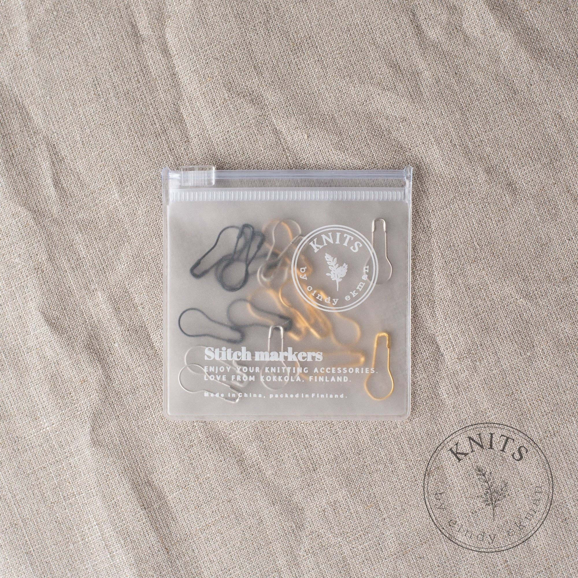 Marqueurs d'ampoules dans un sac Zip