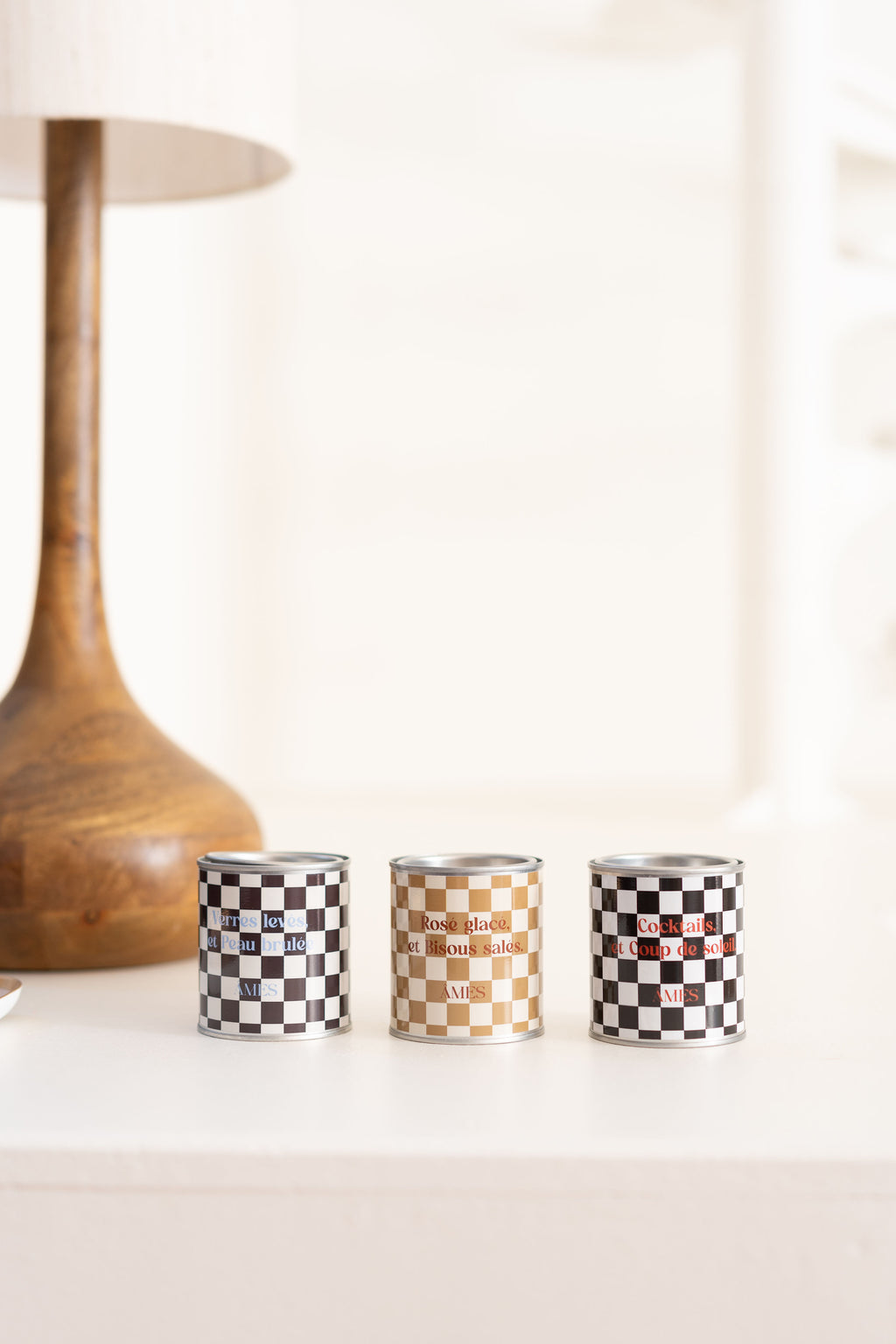 Bougies Damier