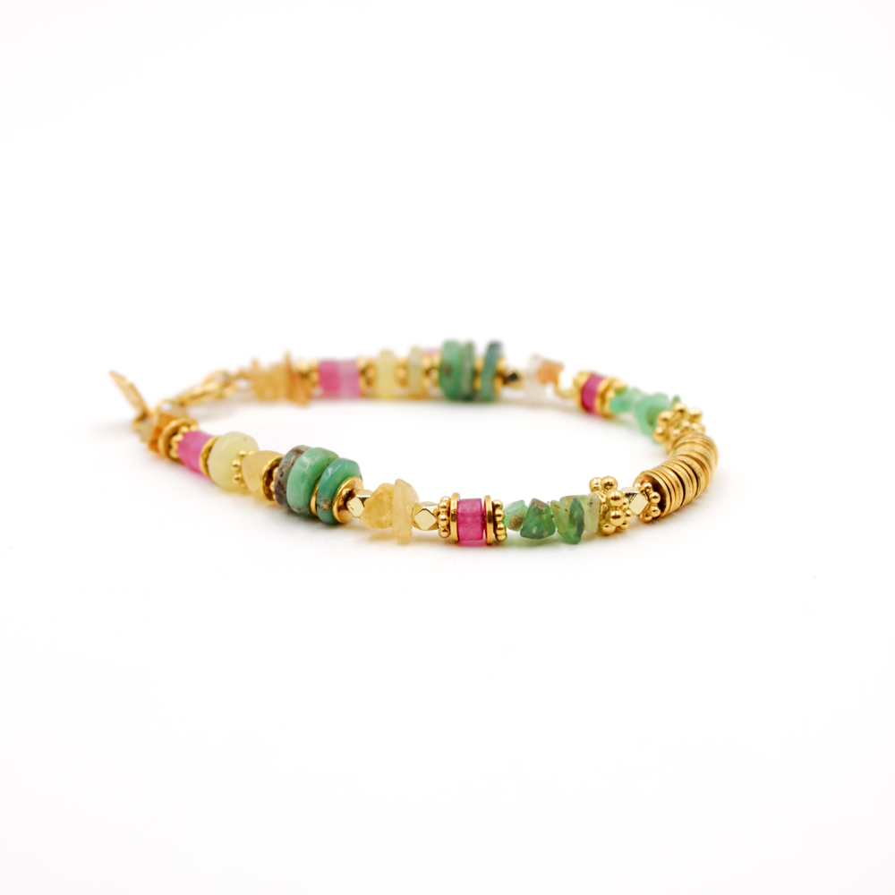 Bracelet crunchs heishi Frida