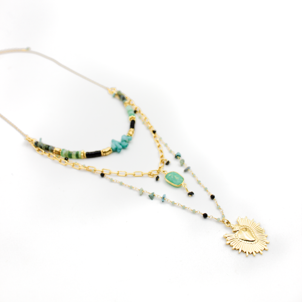Collier multirangs Alba