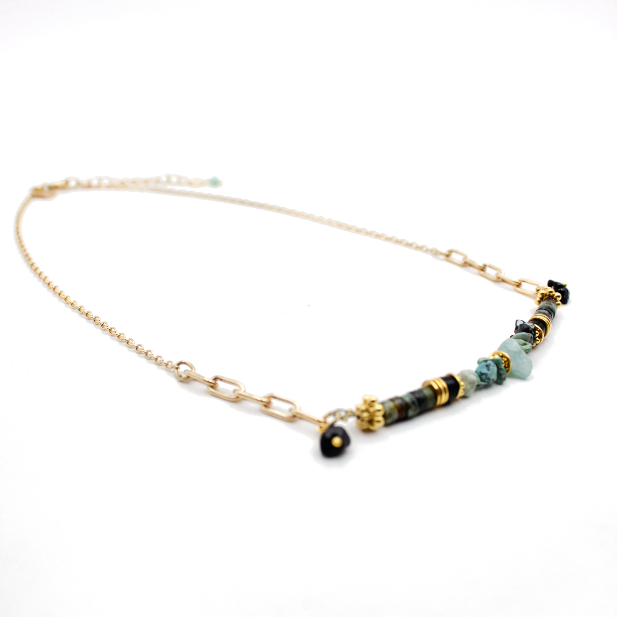 Collier tige heishi Alba
