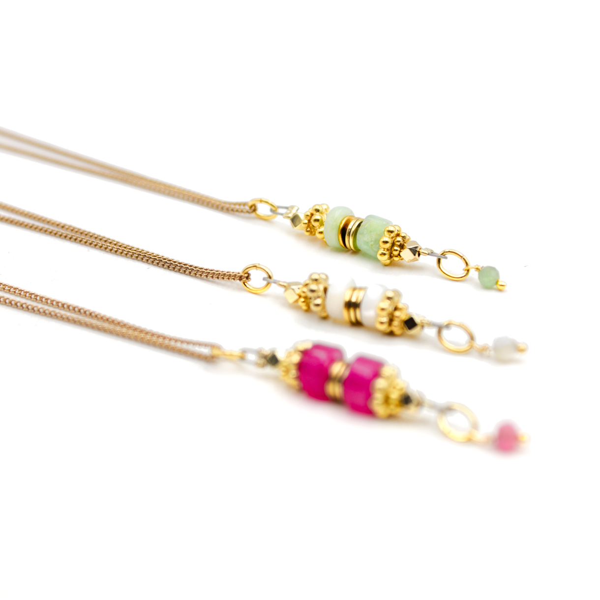 Collier tige heishi Jane