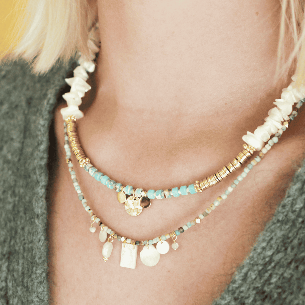 Collier perles grigri Joe