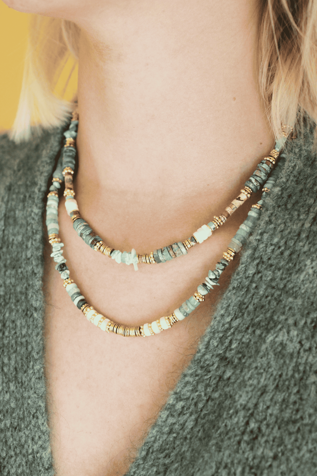 Collier heishi Joe
