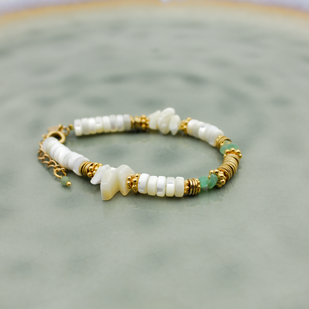 Bracelet heishi et crunchs Joe