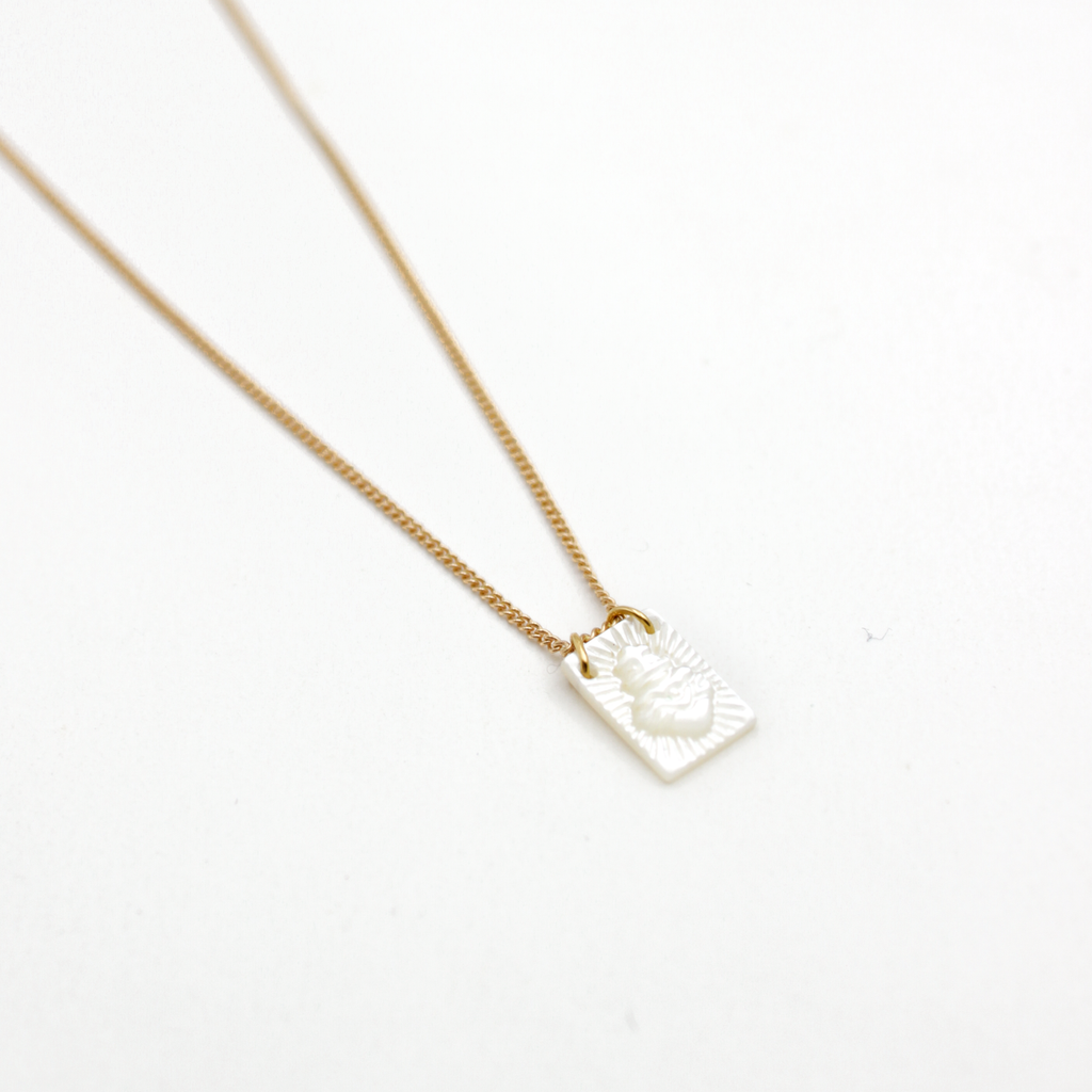 Collier en nacre ex-voto Eve