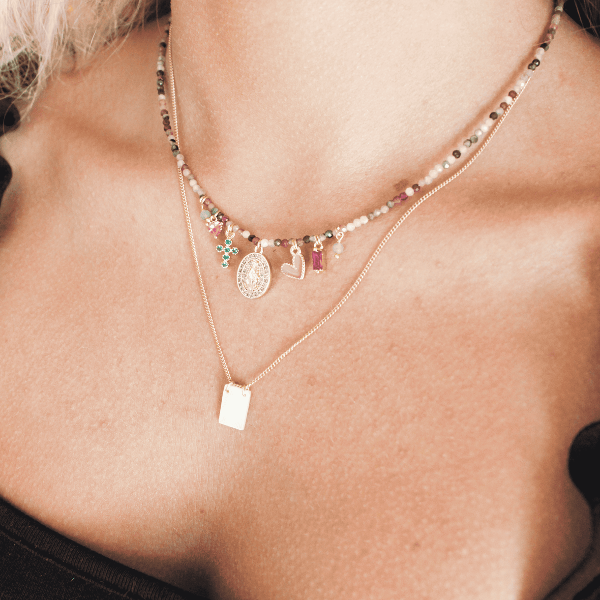 Collier en nacre ex-voto Eve
