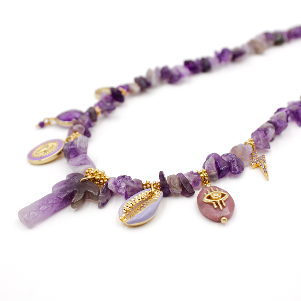 Collier grigri crunchs Margaux