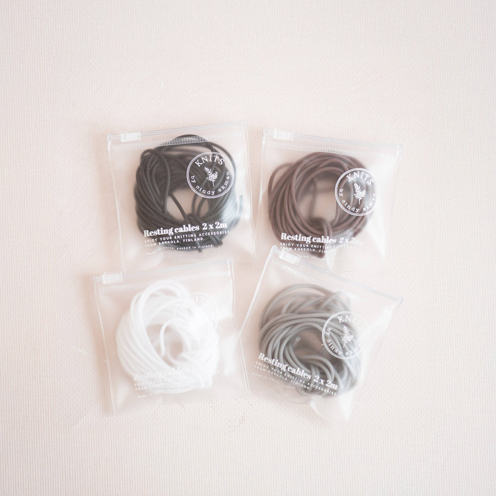 Câbles de repos dans des sacs ziplock: Gris