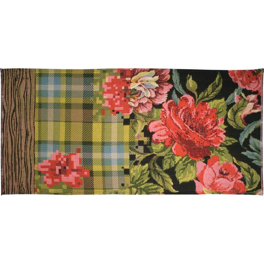 Miho - Tapis fabriqué en Italie 70 x 140 cm - Bouquets