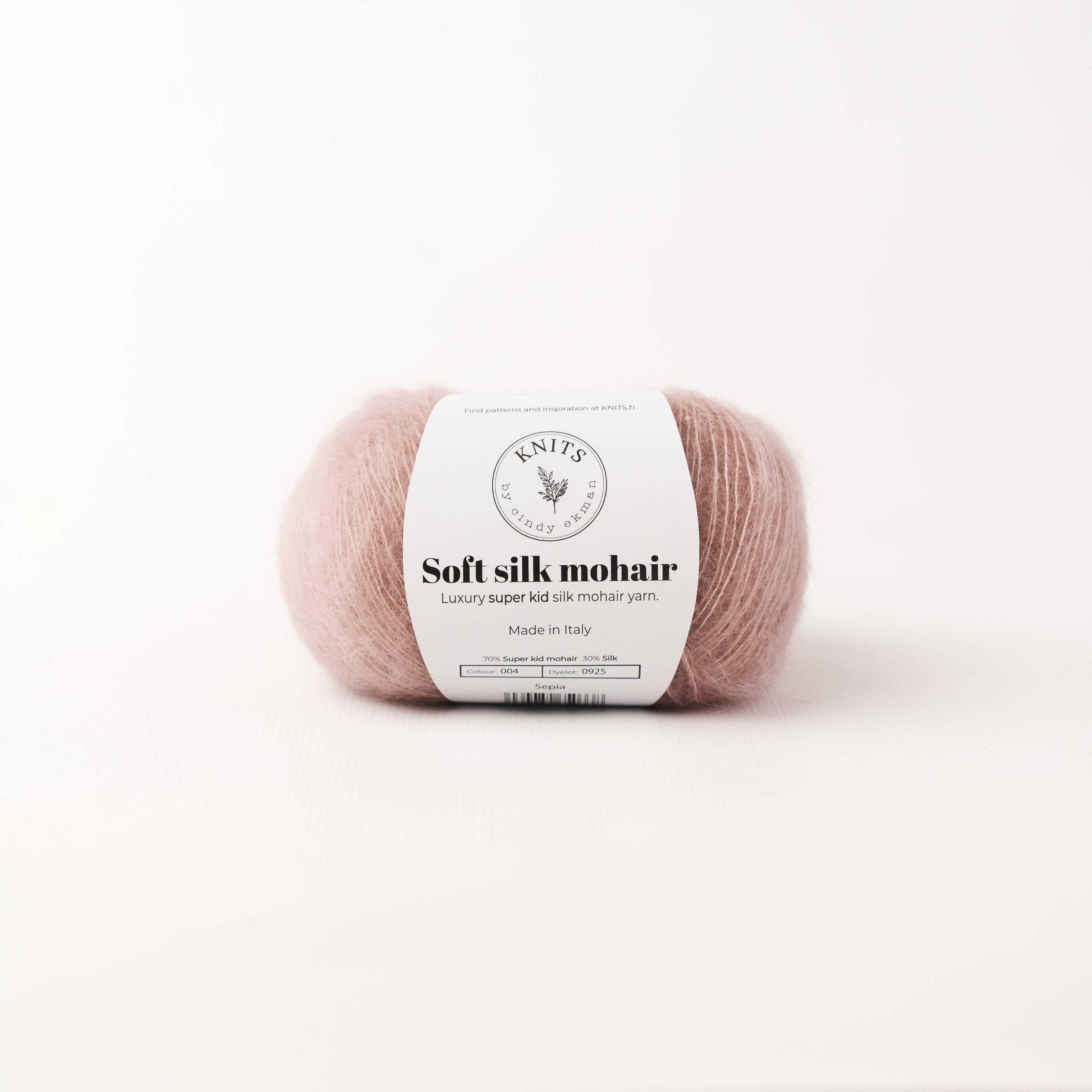 Mohair en soie douce