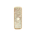 Plateau duo Flower vert de gris